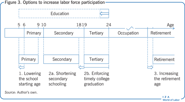 Options to increase labor force
                        participation