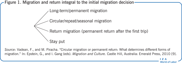 Migration and return integral to the
                        initial migration decision
