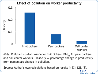 Effect of pollution on worker
                            productivity